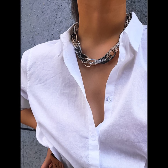 ⚜️[𝟯𝟬%𝗢𝗙𝗙|𝗯𝘂𝗻𝗱𝗹𝗲𝘀 𝟯+]⚜️Big Link Tree-Tone Choker NEW - Picture 6 of 9